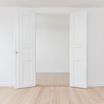 Closet Space - minimalist photography of open door